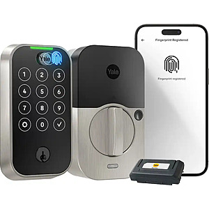 Yale Assure Lock 2 Wi-Fi Deadbolt Smart Lock w/ Touchscreen Keypad & Fingerprint Access (Satin Nickel) $189.99 + Free Store Pickup at Best Buy