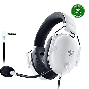 Razer BlackShark V2 X Wired Gaming Headset (White) $25.49 + Free Shipping w/ Prime or on orders over $35