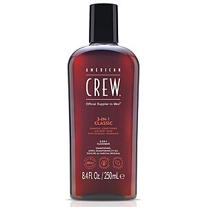 [Prime] $6.87: American Crew 3-in-1 Shampoo & Body Wash, Classic, 8.4 fl oz at Amazon