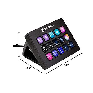 Elgato Stream Deck MK.2 Studio Controller, 15 Macro Keys