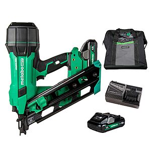 Metabo HPT 18V Paper Tape Cordless Framing Nailer, 30° Kit, NR1890DCA $355.09