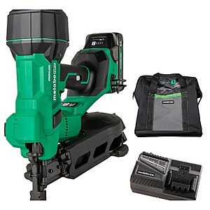 Metabo HPT Roofing Nailer, 18V MultiVolt Brushless, Coil Kit, NV1845DA $265.3