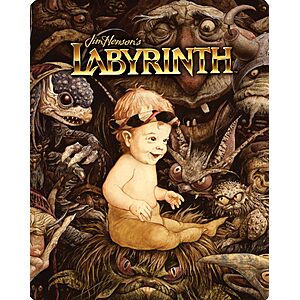 Labyrinth (1986) - Limited Edition Steelbook 4K Ultra HD + Blu-ray  $24.21  Amazon.com