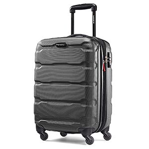 Prime Members: 20" Samsonite Omni PC Hardside Expandable Carry-On Luggage w/ Spinner Wheels (Black) $63.57 + Free Shipping