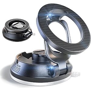 [Prime] SUPERONE MagSafe Magnetic Car Phone Mount w/ 360° Adjustable Suction Cup $5.99 + Free Shipping