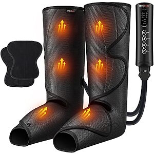 [Prime] SHINE WELL Air Compression Leg & Foot Massager w/ Heat (SW-061A) $50 + Free Shipping