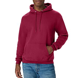 $9.50 Hanes Men's Hoodie EcoSmart Fleece Hooded Sweatshirt