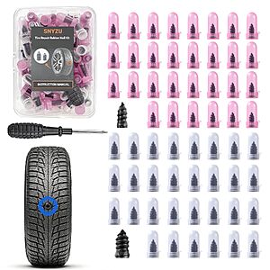 Prime Members: 61-Piece SNYZU Spiral Screw-In Tire Plug Repair Kit (2 Sizes) $9.99 + Free Shipping