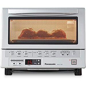 [Prime] $118.74* | Panasonic FlashXpress Compact Infrared Toaster Oven (Silver) at Amazon