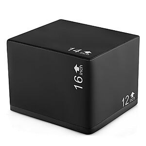 Goplus 3 in 1 Foam Plyometric Jump Box - $44.64