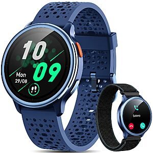 Smart Watch for Men/Women, Round 1.27" Screen, $21.21 w/ coupon and code