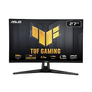 $189.05: [Prime] ASUS TUF Gaming VG27AQM5A 27 Inch 1440p 300Hz G-SYNC Gaming Monitor at Amazon
