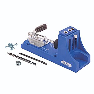 [Prime]Kreg Pocket Hole Jig K4, Woodworking Jig, Durable & Convenient $69.99 at Amazon