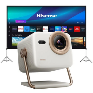 Hisense M2SE Pro 4K Triple Laser Smart Projector Bundle with 120" Projector Screen $949.99