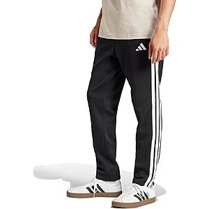 adidas Men's Essentials 3-Stripes Regular Tricot Pants $28.44