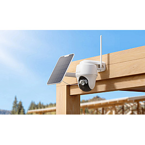 Smart 4K 8MP Wireless 4G LTE PT Battery Camera with Color Night Vision $146.99