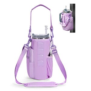 40-oz sportsnew Magnetic Crossbody Water Bottle Holder & Tumbler Carrier Bag (various) $9.99 + Free Shipping w/ Prime or on $35+