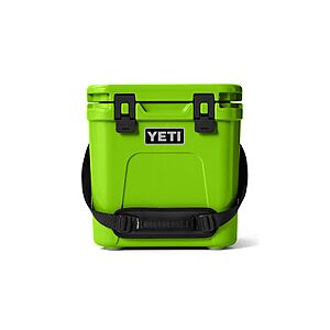 [Prime Day]YETI Roadie 24 2.0 Hard Cooler with DoubleDuty Shoulder Strap and Drain Plug, Venom $190