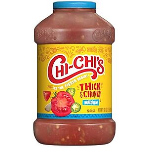 CHI-CHI’S Thick and Chunky Salsa Medium, 60 ounce $4.35 (w/ 15$ S&S)