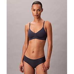 Calvin Klein Women's Invisibles Gel Wire Lightly Lined Bralette QF7142 (Blue) $13.13