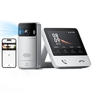 Prime: SwitchBot 2K Doorbell Camera with Motion, 4.3" Screen, Color Night Vision, Motion Detection, Two-way talk $99.99