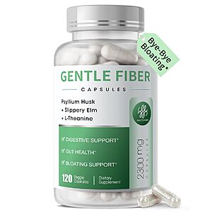 [Prime] 120-Ct iMATCHME Psyllium Husk & Slippery Elm Fiber Supplement Capsules $6.65 w/ S&S + Free Shipping