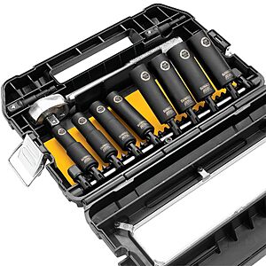 10-Piece DeWALT 1/2" Impact Socket Set (SAE, DW22812)  $38.60 + Free Shipping