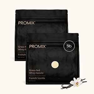 ProMix Nutrition Whey Isolate Powder- 2.5 lb (Pack of 2), $77.99 w/Amazon S&S