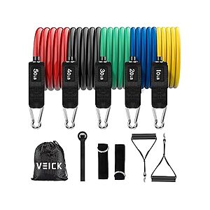 $14.81 | VEICK Resistance Bands with Handles at Woot!