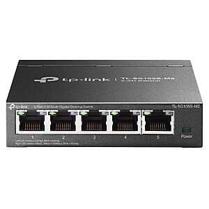 [Prime] TP-Link 5-Port 2.5G Unmanaged Ethernet Switch + 10% Back w/ Prime Card $31.53 + Free Shipping