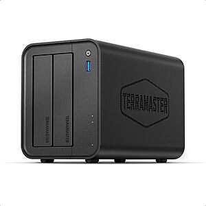 TERRAMASTER F2-425 2-Bay NAS Intel x86 Quad-Core CPU 4GB RAM (Diskless) $239.98