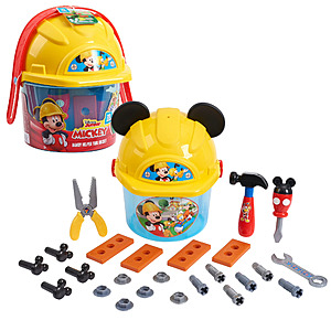 29-Piece Disney Junior Mickey Mouse Handy Helper Kids Tool Bucket Set $9.97 + Free Shipping w/ Walmart+ or on $35+