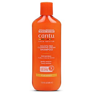13.5-Oz Cantu Sulfate-Free Cleansing Cream Shampoo w/ Shea Butter $2.97 w/ S&S + Free Shipping w/ Prime or on $35+