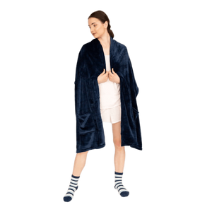 Chic Home Snuggle Wearable Blanket and Sock Set (Various Colors) $10 + Free S/H