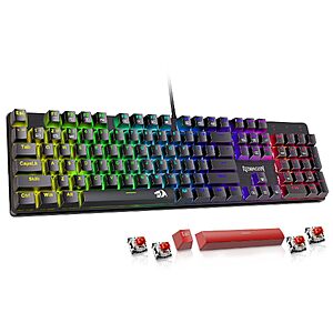 [Prime] Redragon K671 Wired Red Switch Mechanical Gaming Keyboard w/ PBT Keycaps $23.99 + Free Shipping