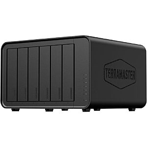 TerraMaster F6-424 6-Bay NAS Server, (Diskless), Intel N95 QuadCore CPU, 8GB DDR5 RAM, 20% off $559.99 Delivered