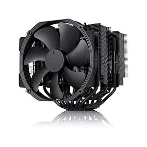 NH-D15 chromax.black Premium Dual-Tower CPU Air Cooler $83.99 + Free Shipping w/ Prime or $6 Fee per Order