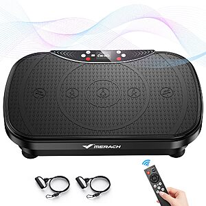 Merach V28 Vibration Plate Exercise Machine with 99 Speeds & Bluetooth $74.99