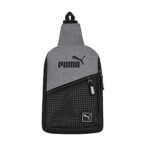 [Prime] PUMA Sidewall Sling Backpack (Heather Grey) $9.25 + Free Shipping
