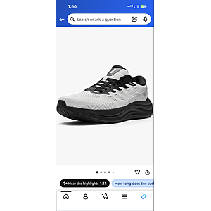 K-Swiss ShadX Running/Walking Sneakers $48.20