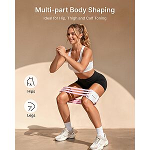 MERACH (3-Level Adjustable 20-70 LBS) Resistance Bands $10 @ Amazon