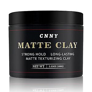 [S&S] $6.07: CNNY Men's Hair Styling Clay, 3.53 oz