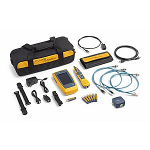 Fluke Networks LIQ-Duo-IE-KIT, LinkIQ-Duo Cable, Wi-Fi, and Network Tester with Industrial Ethernet Adapter Kit and Probe $3679.18