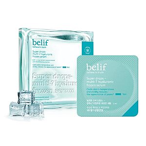 [Prime] 9-Pack belif Super Drops Multi-7 Hyaluronic Frozen Serum w/ Peptides & Caffeine $9.90 ($1.10 each) w/ S&S + Free Shipping