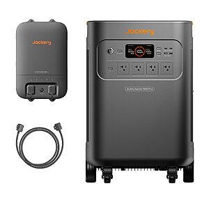 Jackery Explorer 5000 Plus and Smart Transfer Switch, 5040Wh, 7200W Output $3699