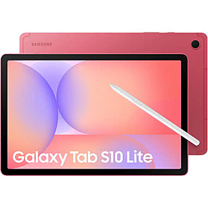 Samsung Galaxy Tab S10 Lite - 10.9" 128GB - Wi-Fi - with S-Pen - Coral Red - Open Box - Excellent $228.99