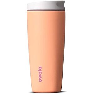 [Prime] $18.97* | 20-Oz Owala SmoothSip Slider Insulated Stainless Steel Coffee Tumbler at Amazon