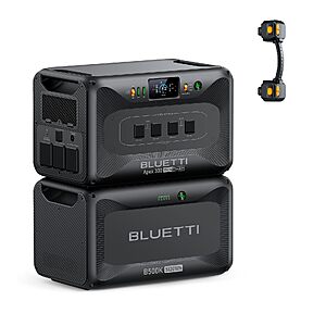 BLUETTI Apex 300 Portable Power Station & B500K Expansion Battery 7884.8Wh $2999