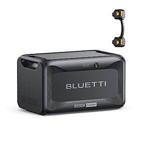 BLUETTI B500K Expansion Battery for Apex 300 Portable Power Station, 5120Wh $1599