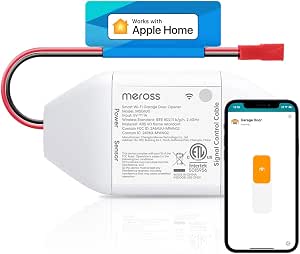 Prime, $39.99, meross Smart Garage Door Opener Remote Work with HomeKit, Alexa and Google
